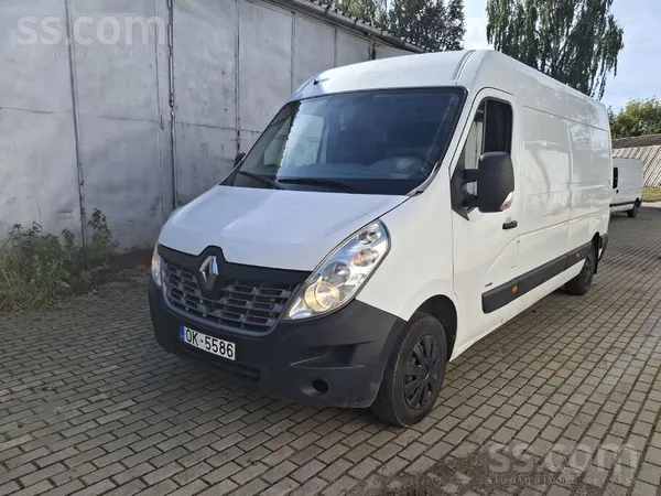 Renault Master 2014, 2.3D dīzelis, Manuāls, Furgons, Balts — Latvijā