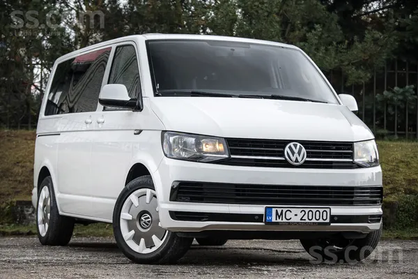 Volkswagen Multivan 2016, 2.0D dīzelis, Manuāls, Furgons, Balts — Latvijā