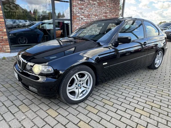 BMW 325 2002, 2.5 benzīns, Automāts, Kupeja, Melns — Latvijā