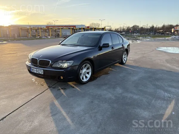 Pārdod BMW 730D ar 3.0d 170kW. 
Ta-01.27
Defekti-neskan mūzika , salona no