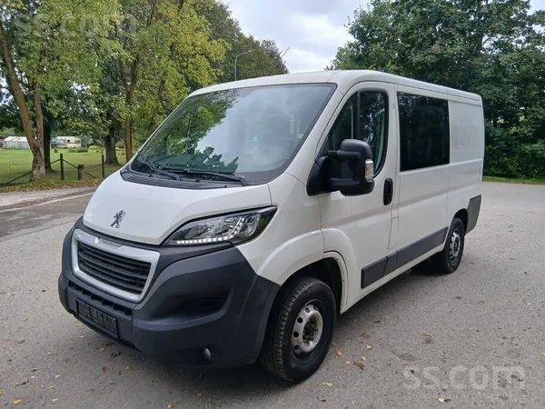 Peugeot Boxer 2, 0hdi 81kw no Nīderlandes, kravas busiņš ar 5 sēdvietām, Lat