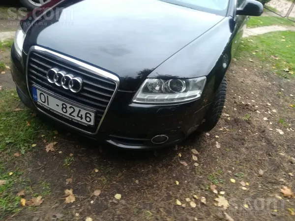 Audi A6 2010, 2.0D dīzelis, Manuāls, Universāls, Melns — Latvijā