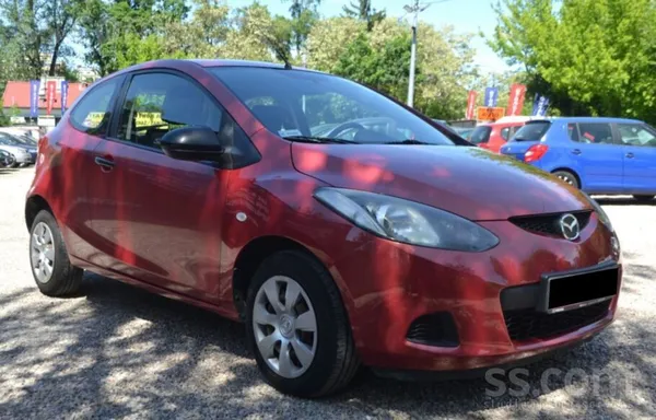 Mazda Mazda2 2008, 1.4 benzīns, Manuāls, Hečbeks, Sarkans — Latvijā