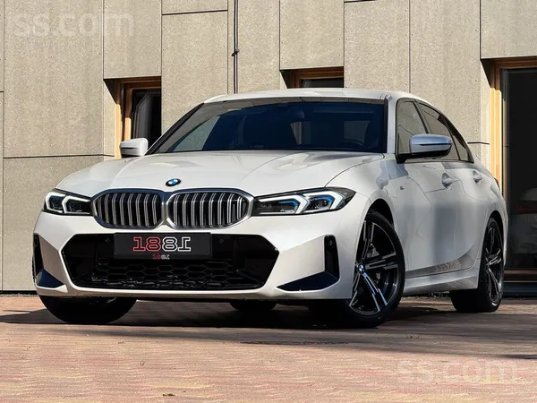 BMW 330D M-Sportpaket 210kw/286zs. Bāltā Pērles krāsā G20. No Vācijas. 1 Gad