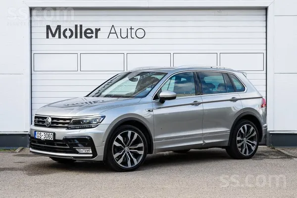 VW Tiguan R Line 4Motion 2.0 Tsi (180 zs) ar automātisko Pārnesumkārbu. 

Ie