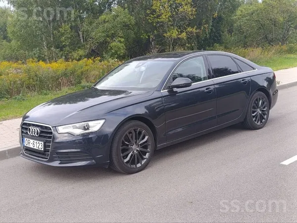 Pārdodu Audi A6 quattro, 2012. gada. Jauna tehniskā apskate, auto nesen ieve