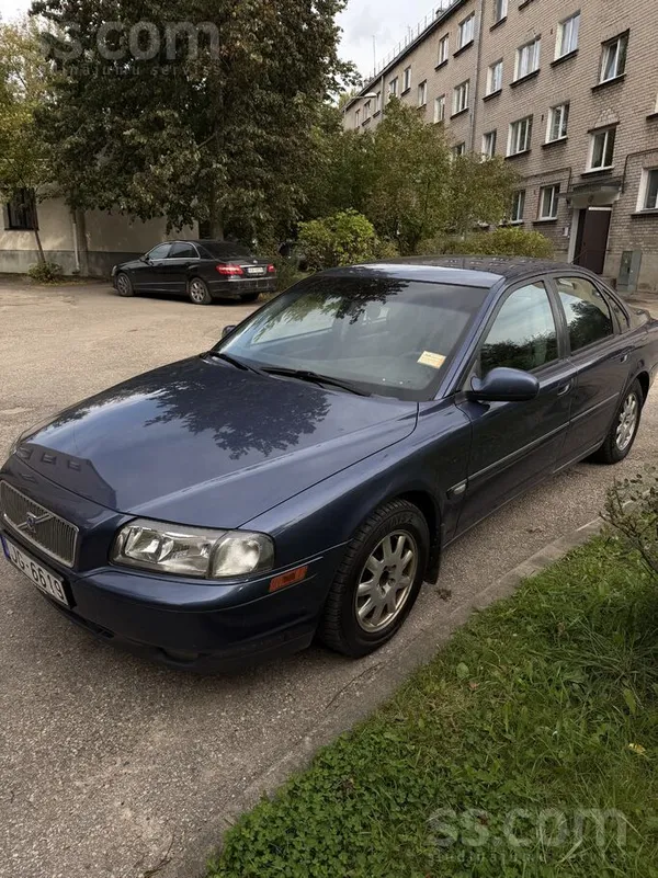 Volvo S80 2003, 2.4D dīzelis, Manuāls, Sedans, Zils — Latvijā