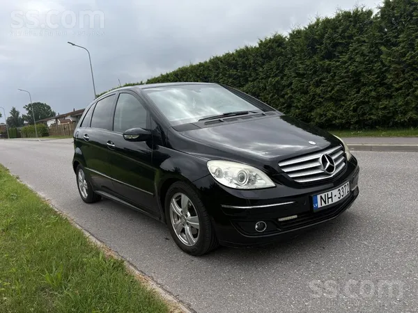 Mercedes B200 2007, 2.0D dīzelis, Automāts, Hečbeks, Melns — Latvijā