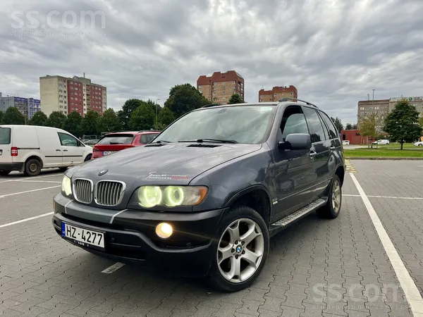 BMW X5 2003, 3.0D dīzelis, Automāts, SUV/Apvidus, Pelēks — Latvijā