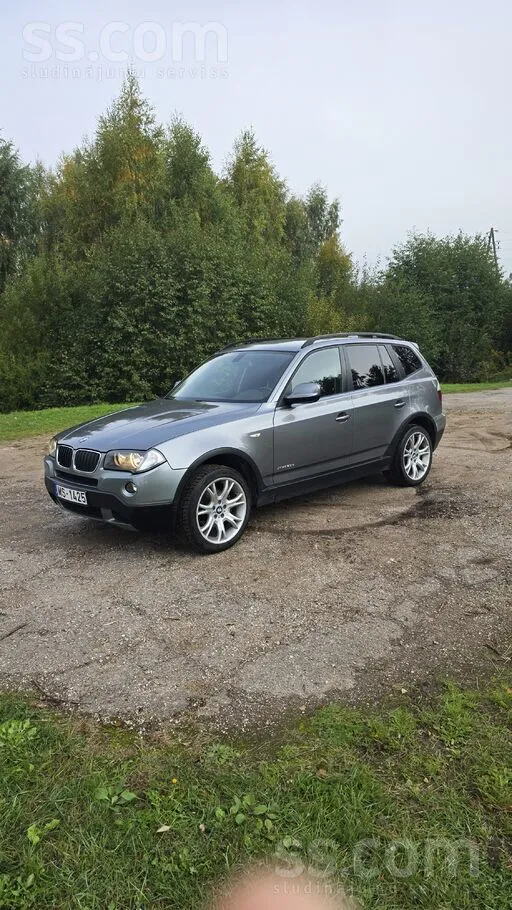 BMW X3 2010, 2.0D dīzelis, Automāts, SUV/Apvidus, Pelēks — Latvijā