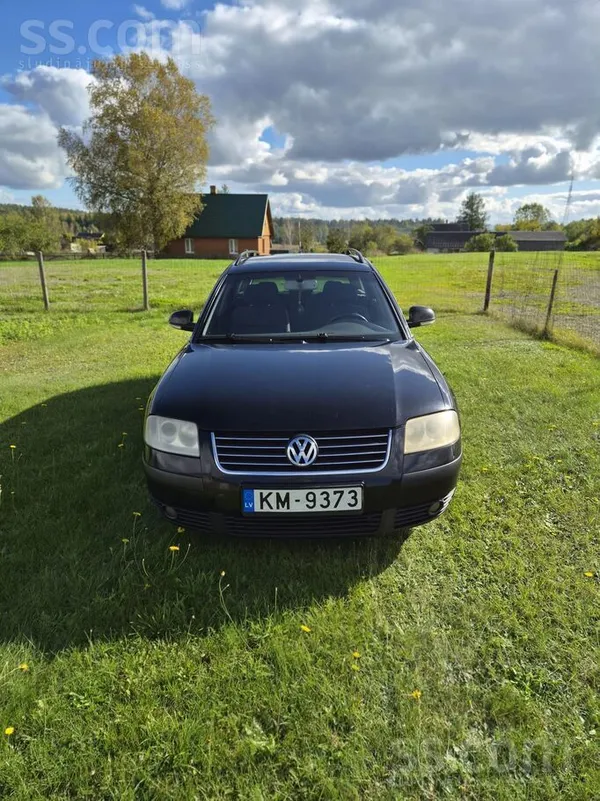 Volkswagen Passat (B5) 2004, 1.9D dīzelis, Manuāls, Universāls, Melns — Latvijā