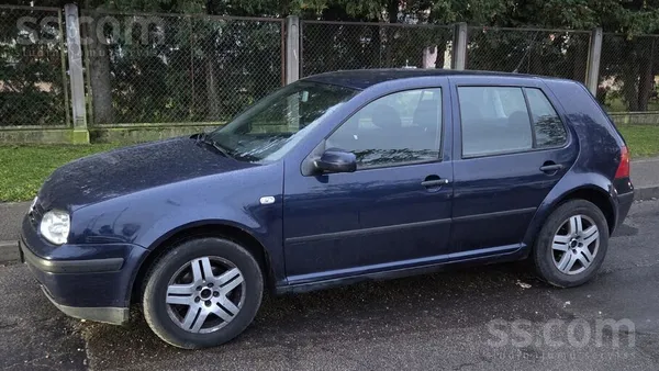 Volkswagen Golf 4 2002, 1.9D dīzelis, Manuāls, Hečbeks, Zils — Latvijā