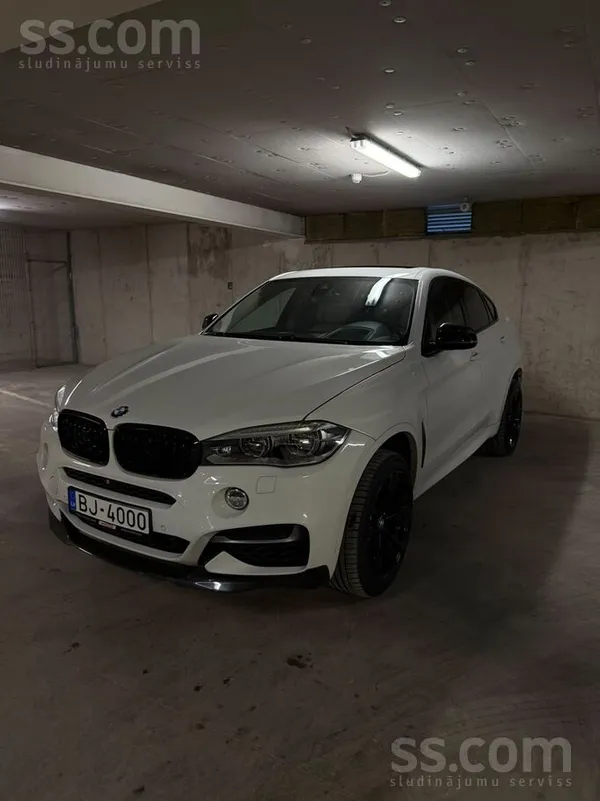 BMW X6 2016, 3.0 benzīns, Automāts, SUV/Apvidus, Balts — Latvijā