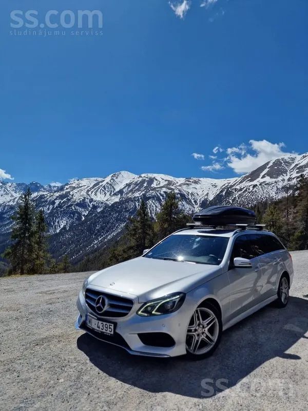 Mercedes E220 2013, 2.2D dīzelis, Automāts, Universāls, Pelēks — Latvijā