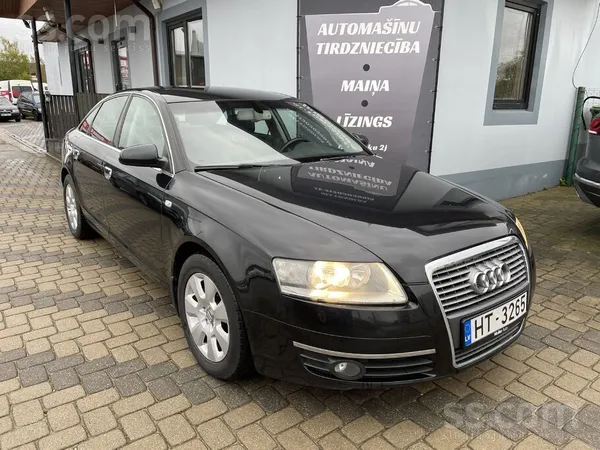 Audi A6 2008, 2.7D dīzelis, Manuāls, Sedans, Melns — Latvijā
