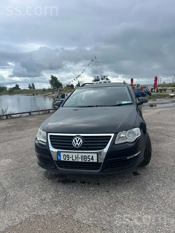 Volkswagen Passat (B6) 2009, 2.0D dīzelis, Manuāls, Universāls, Melns — Latvijā