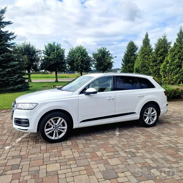 Audi Q7 2018, 3.0D dīzelis, Automāts, SUV/Apvidus, Balts — Latvijā