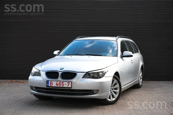 BMW 520 2010, 2.0D dīzelis, Automāts, Sudrabs — Latvijā