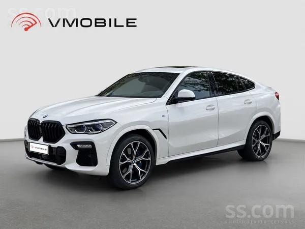 BMW X6 xDrive30d M Sport; Pneimopiekare; Laser lukturi; Head Up; H/k; 360 ka