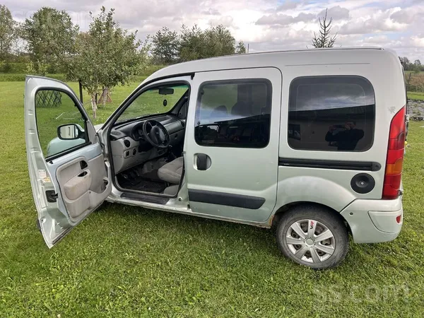 Renault Kangoo 2005, 1.5D dīzelis, Manuāls, Furgons, Sudrabs — Latvijā