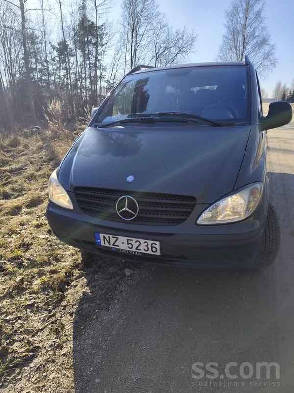 Mercedes Vito 2008, 2.2D dīzelis, Automāts, Furgons, Pelēks — Latvijā