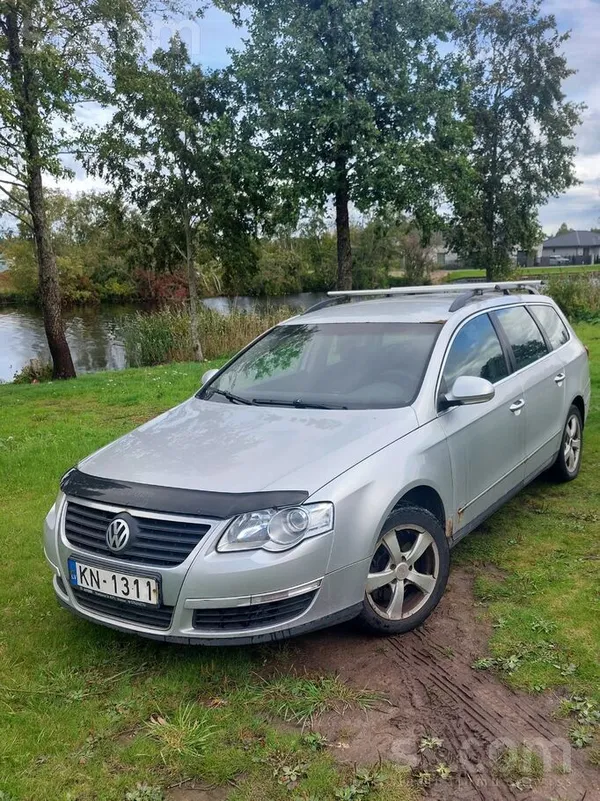 Volkswagen Passat (B6) 2006, 2.0D dīzelis, Manuāls, Universāls, Pelēks — Latvijā