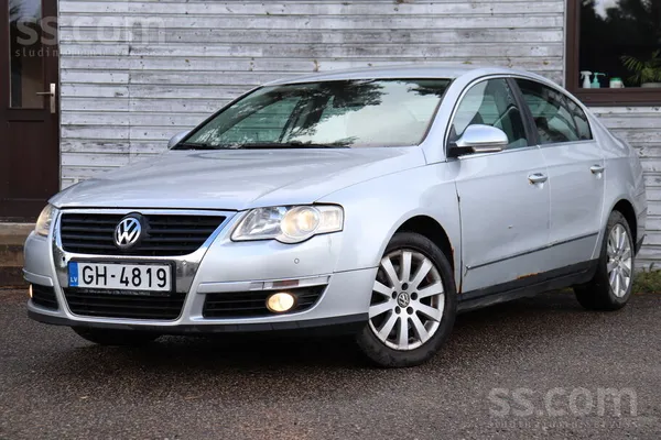Volkswagen Passat (B6) 2007, 2.0D dīzelis, Automāts, Sedans, Sudrabs — Latvijā