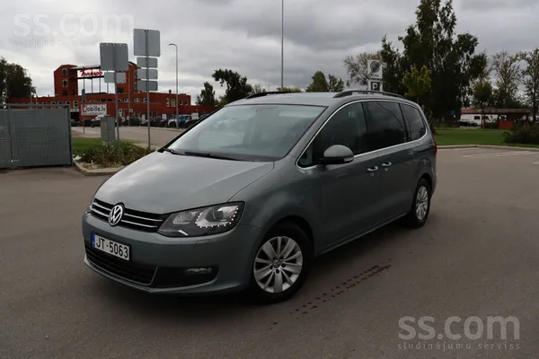 Volkswagen Sharan 2014, 2.0D dīzelis, Manuāls, Furgons, Pelēks — Latvijā