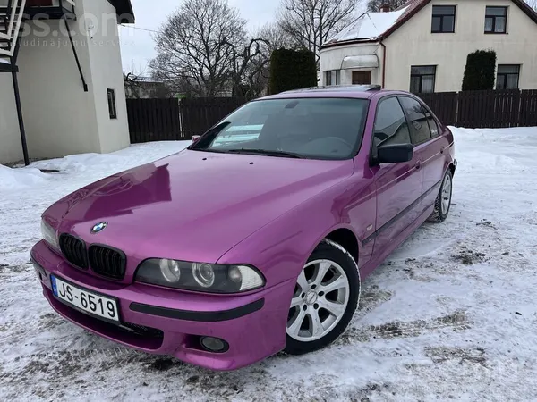 Bmw E39 M-Sportpacket, 1999Gads, 3.0D, 135Kw, Automāts, rozā pantēra. TA 04.