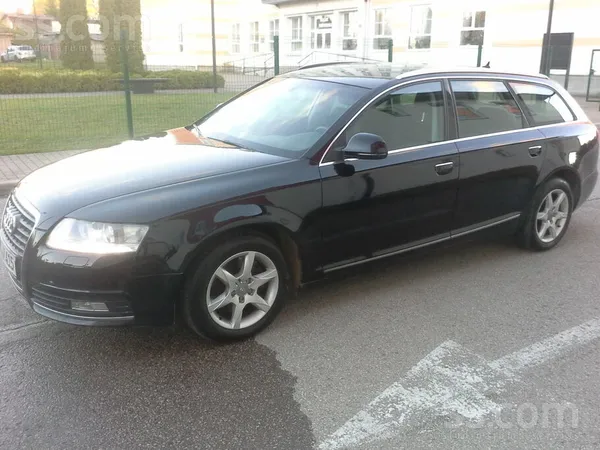 Audi A6 2010, 2.0D dīzelis, Automāts, Universāls, Melns — Latvijā