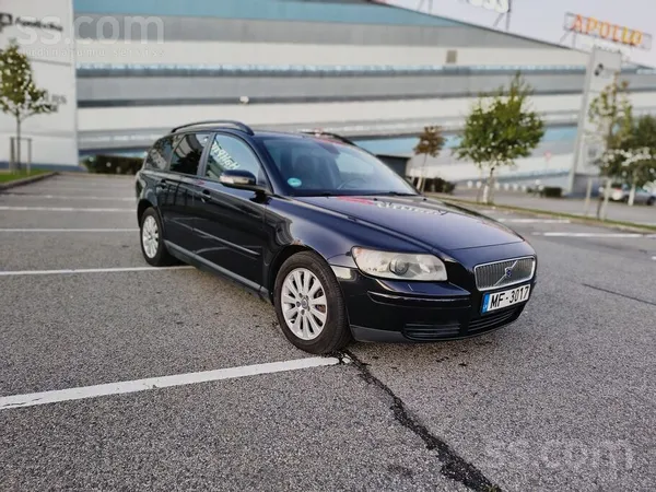 Volvo V50 2007, 2.4D dīzelis, Automāts, Universāls, Melns — Latvijā