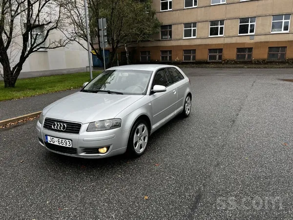 Audi A3 2004, 2.0D dīzelis, Automāts, Kupeja, Sudrabs — Latvijā