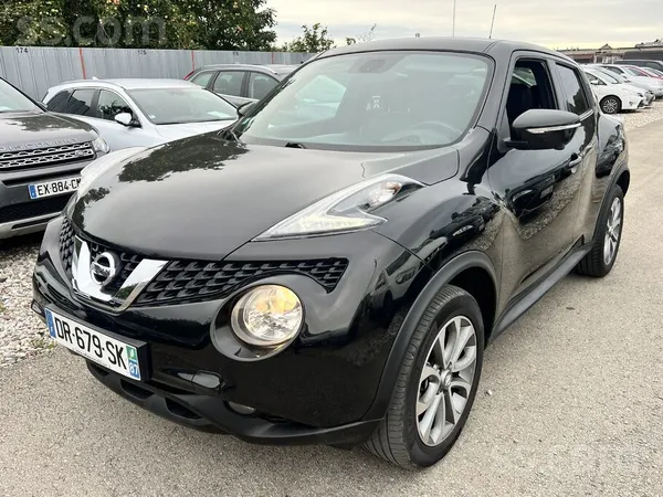 Nissan Juke 2015, 1.5D dīzelis, Manuāls, SUV/Apvidus, Melns — Latvijā