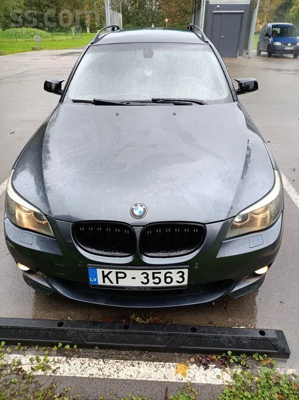 BMW 520 2007, 2.0D dīzelis, Automāts, Universāls, Pelēks — Latvijā