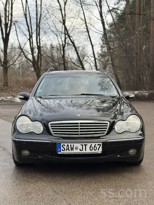 Pardodas mercedes c-class 1.8 benzins kompressor 120kw. Tiko no vacijas. Uz