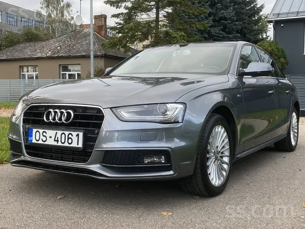 Audi A4 Sline Plus, viens lietotājs kopš iegādes brīža, saudzīgi lietota un