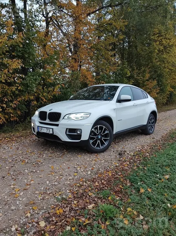 BMW X6 2014, 3.0D dīzelis, Automāts, SUV/Apvidus, Balts — Latvijā