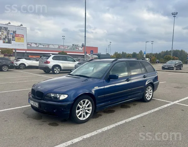 BMW 320 2005, 2.0D dīzelis, Automāts, Universāls, Zils — Latvijā
