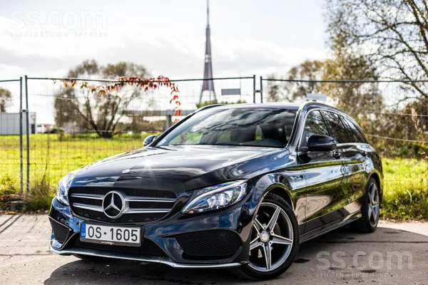 Tikko no Beļģijas Mercedes-Benz C200D Amg line ar 2.2 dīzeļdzinēju un automā