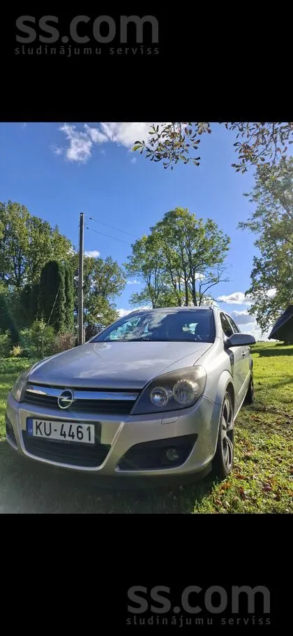 Opel Astra 2006, 1.9D dīzelis, Manuāls, Universāls, Sudrabs — Latvijā