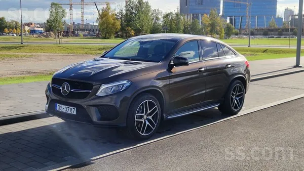 Mercedes Benz Gle Coupe 350d, 3.0 dīzelis 190kw/258zs, Amg, Night paka, Pano