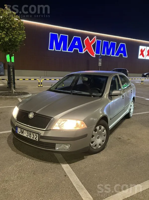 Skoda Octavia 2007, 1.9D dīzelis, Manuāls, Sedans, Pelēks — Latvijā