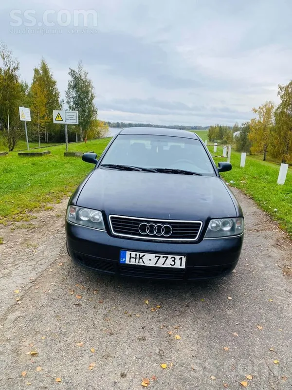 Audi A6 1999, 1.9D dīzelis, Manuāls, Sedans, Zils — Latvijā