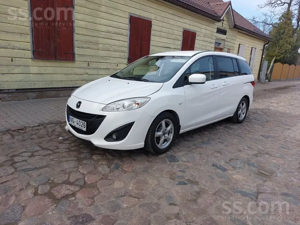 Mazda Pārdodu Mazda 5. Baltā pērle krāsa. Tehniskājās ap