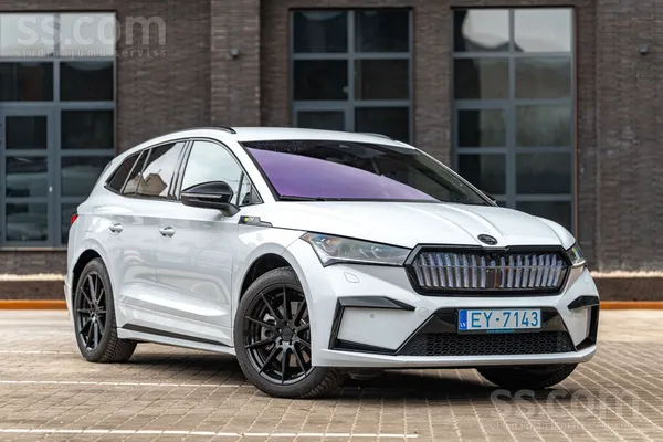 Skoda Enyaq iV 2024, Automāts, SUV/Apvidus, Balts — Latvijā