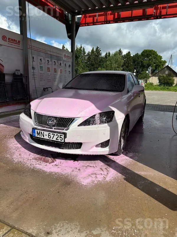 Lexus IS 2010, 2.2D dīzelis, Manuāls, Sedans, Balts — Latvijā