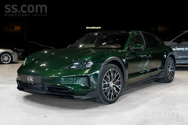 Porsche Taycan 2024, Automāts, Universāls, Zaļš — Latvijā