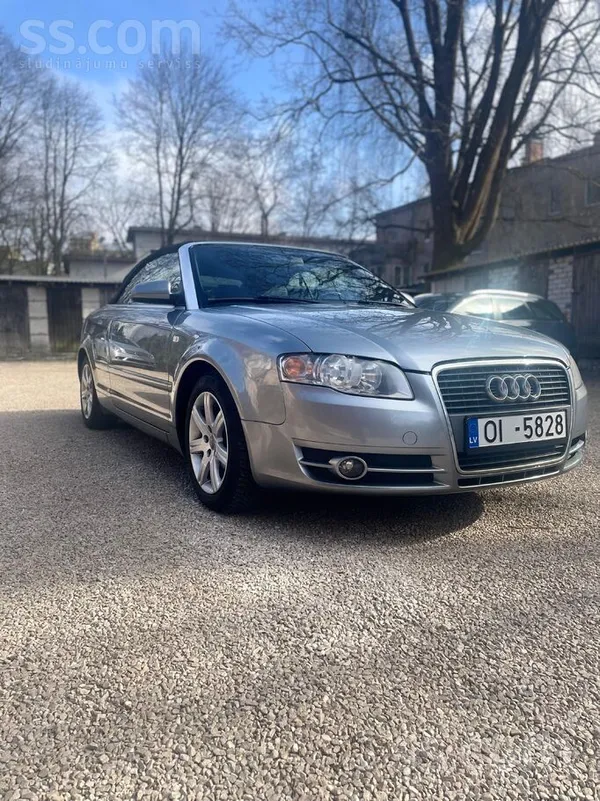 Audi Audi A4 Cabrio – ļoti labs stāvoklis, viss strādā.