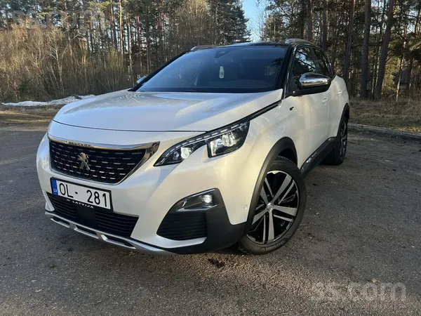 Tiek pardots Peugeot 3008 Gt-Line 2019.01 2.0Bluehdi 130kW (177 Zs) ar autom