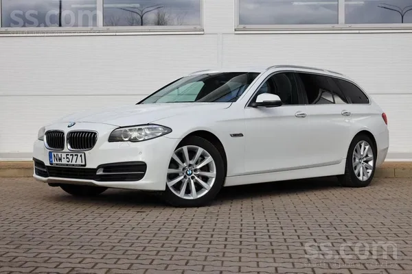 BMW 525 2014, 2.0D dīzelis, Automāts, Universāls, Balts — Latvijā